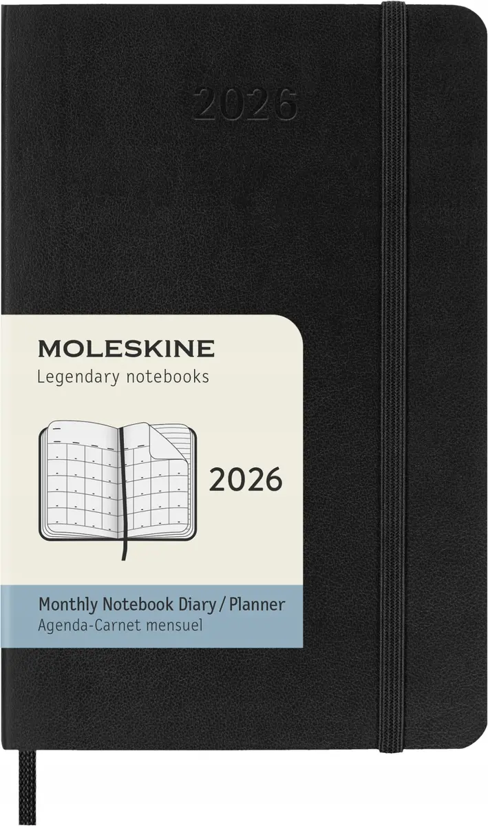 Moleskine Classic Soft 12M MonthNote Pocket