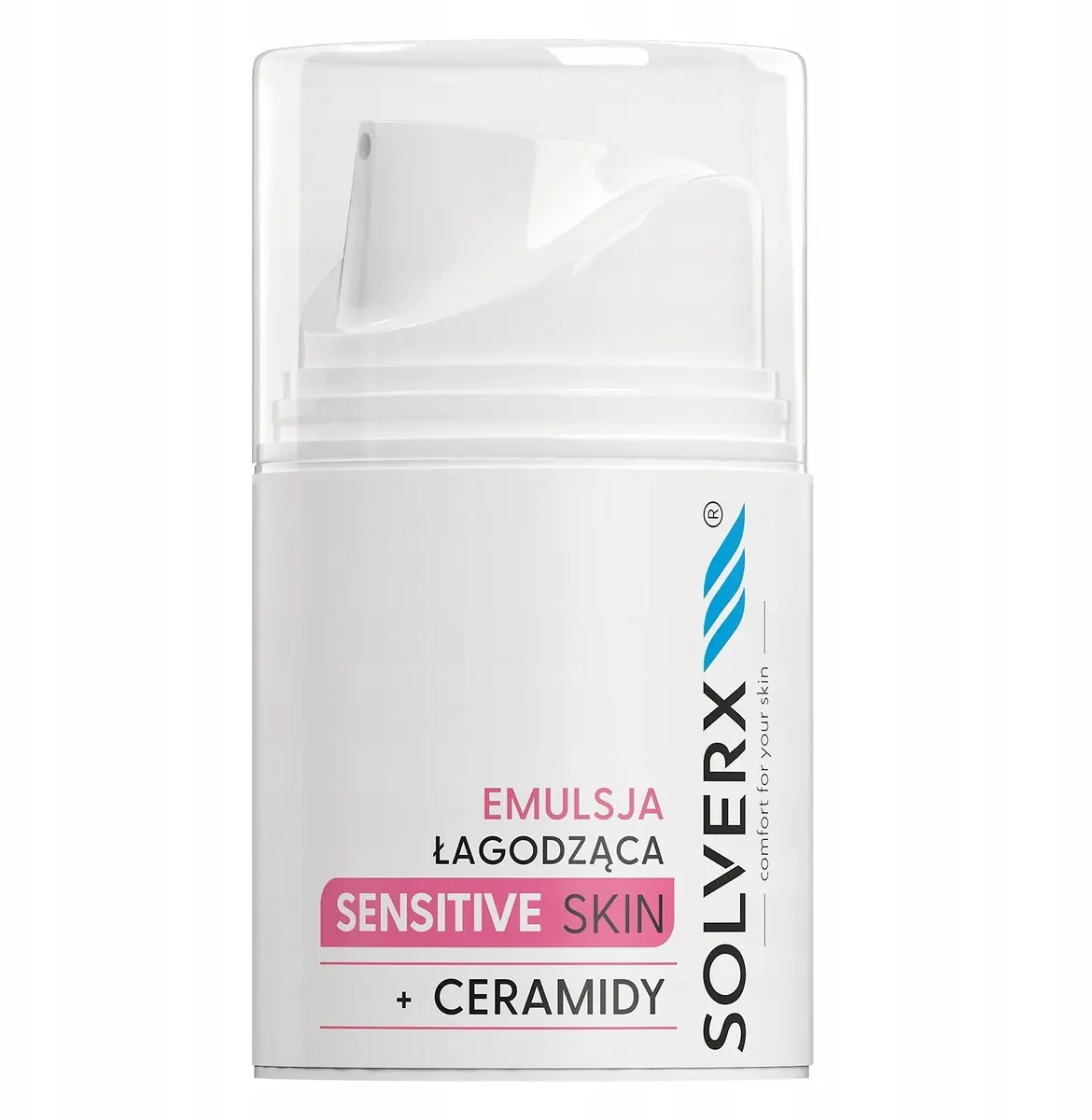 Solverx Sensitive Skin emulsija ar keramīdiem