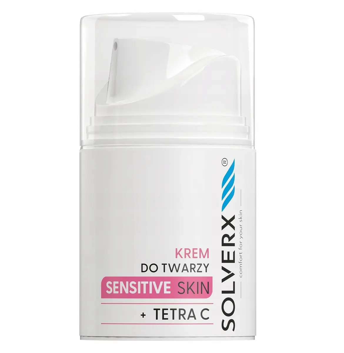 Solverx Sensitive Skin sejas krēms ar