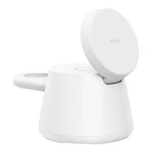 Belkin WIZ052KQWH 3-in-1 Wireless Charging Station for Smartphone, Headset and Smartwatch