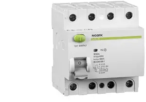 Noark Residual Current Circuit Breaker 16A 30mA Type A 4-Pole 4-Module