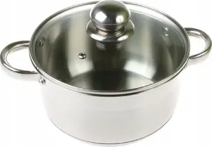 Zilner ZL-7304 Stainless Steel Pot with Lid 2.5L 18cm Induction Compatible