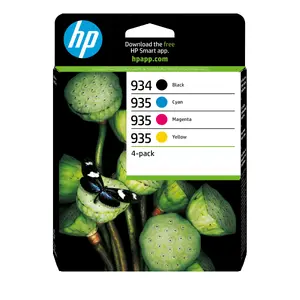 HP 934 Black/935 Cyan/Magenta/Yellow 4-pack Original Ink Cartridges
