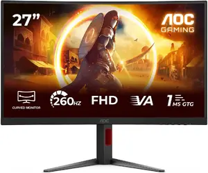 Monitor AOC AOC G4 C27G4Z2 monitor komputerowy 68,6 cm (27") 1920 x 1080 px Full HD LCD Czarny, Czerwony