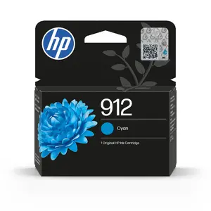 Оригинальный струйный картридж HP 912 Cyan, стандартный ресурс
