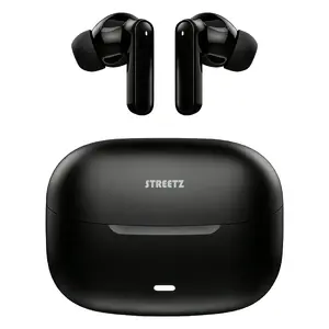 Streetz T120-BLK headphones/headset True Wireless Stereo (TWS) In-ear Music/Everyday Bluetooth Black
