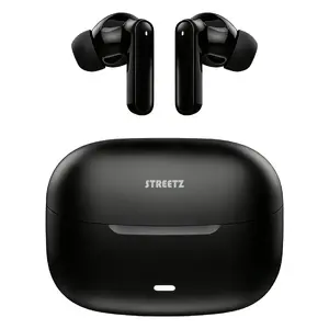 Streetz T120-BLK Беспроводные наушники True Wireless Stereo Внутриканальные Bluetooth Черные Встроенный микрофон
