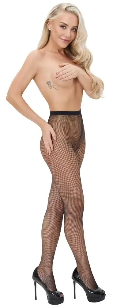 Колготки в сетку Cottelli Collection S-L Photo 3