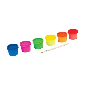 Centrum 81228 Glow-in-the-Dark Gouache Paints, 6 Colors