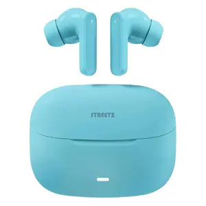 Streetz T120-BLU headphones/headset True Wireless Stereo (TWS) In-ear Music/Everyday Bluetooth Blue