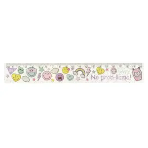 Lineāls YES 20 cm Smiley World Fashion.