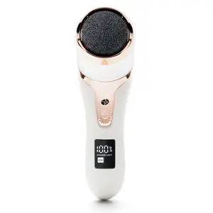 RIO Go Smooth Electric Foot File with Vacuum Action, White