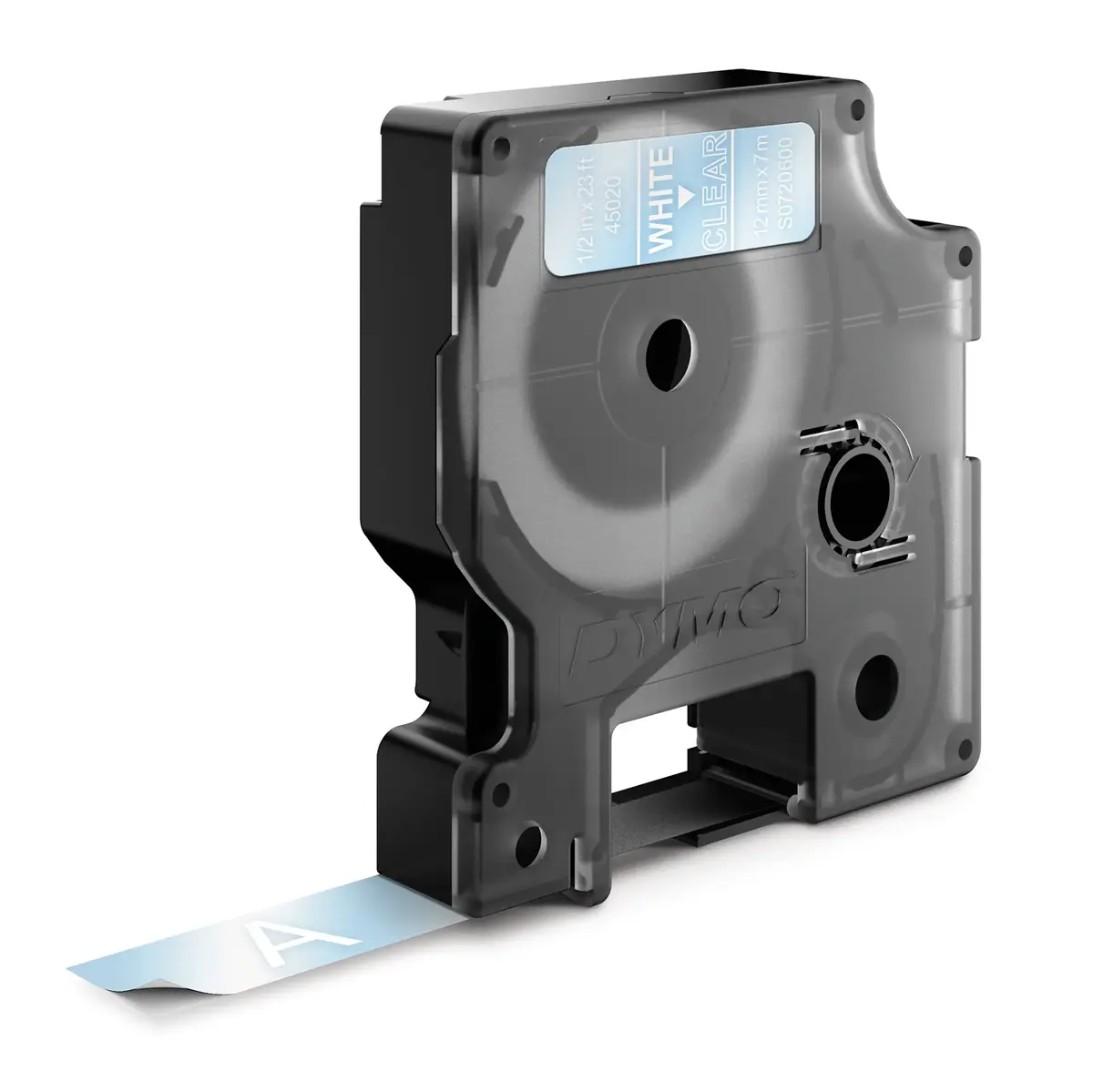 Лента для этикеток DYMO D1 12мм x 7м белая на прозрачном S0720600 Photo 4