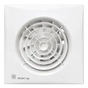 Sienas nosūces ventilators Soler & Palau SILENT-100 CZ 95 m³/h 2400 apgr./min balts