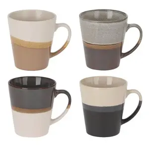 Ceramic Mug 300ml, 3 Colors and 4 Designs