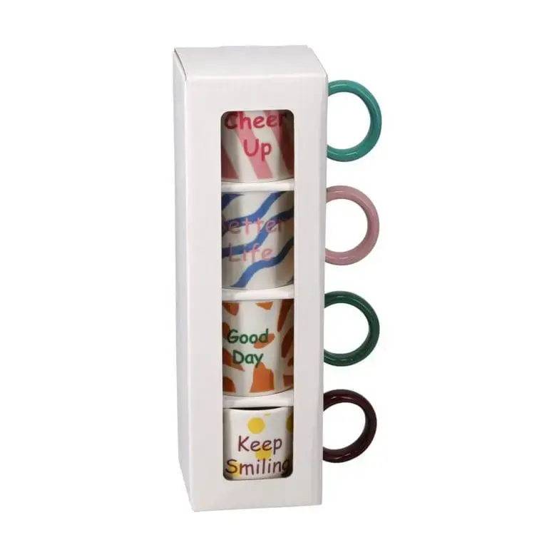 Set of 4 Mugs 200ml Photo 2