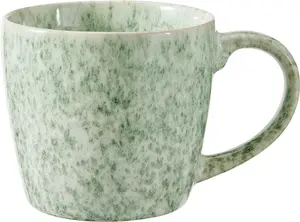 Green and White Dotted Mug 380ml