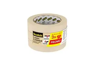 Малярная лента 3M Classic, 24 мм x 50 м, бежевая