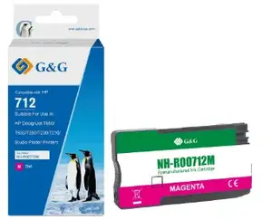 Совместимый струйный картридж G&G 20630 пурпурного цвета для принтеров HP