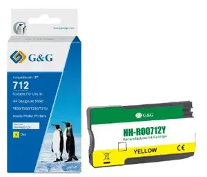 Совместимый струйный картридж G&G 20631 желтого цвета для принтеров HP