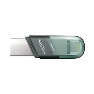 Флеш-накопитель SanDisk iXpand Flash Drive Flip 64 ГБ с разъемами USB Type-A и Lightning