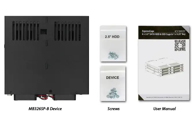 Icy Dock ExpressCage MB326SP-B 6-Bay Disk Enclosure Photo 9