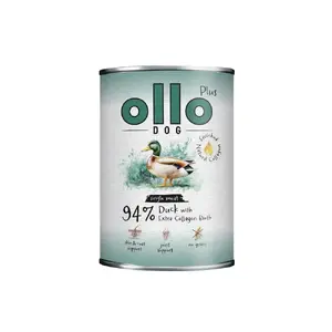 OLLO Plus Collagen Mono Duck mitrā suņu barība 800 g