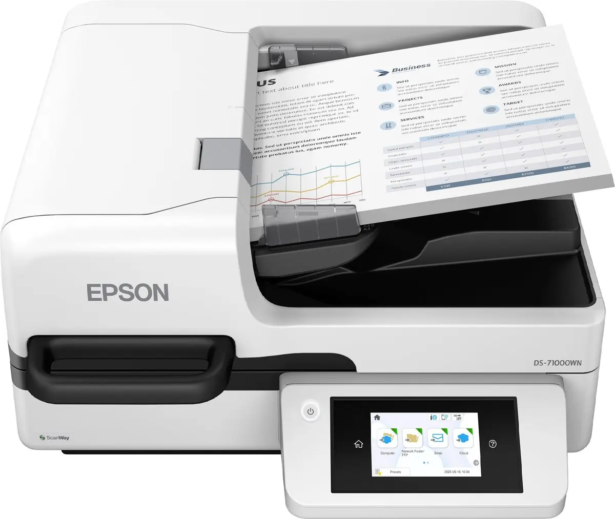 Epson DS-71000WN A3 formāta dokumentu skeneris