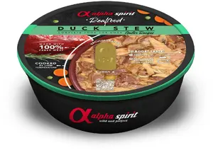 Влажный корм для взрослых собак Alpha Spirit Real Food Duck Stew 280г