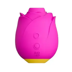 Клиторальный вакуумный стимулятор ROMP Rose 2.0, технология Pleasure Air, розовый