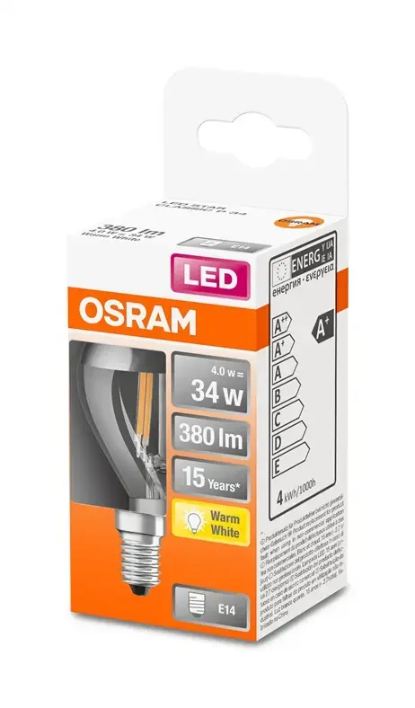 OSRAM LEDSCLP31MIR S LED Candle Lamp 4W E14 Photo 2