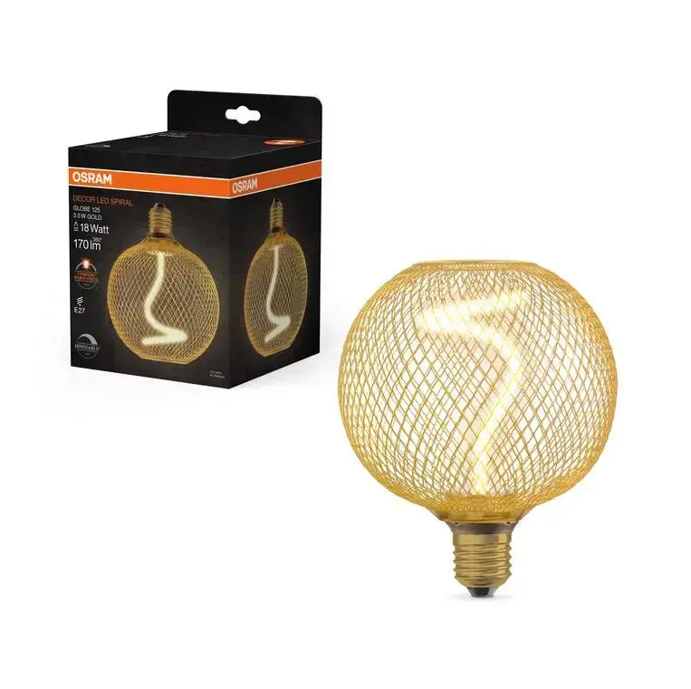 Светодиодная лампа Osram E27 3.5Вт 1800К диммируемая Photo 2
