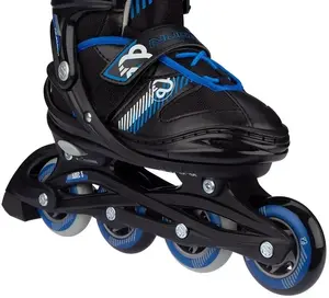 Nijdam Go Crossing Inline Skates, blue/black, size 33-36
