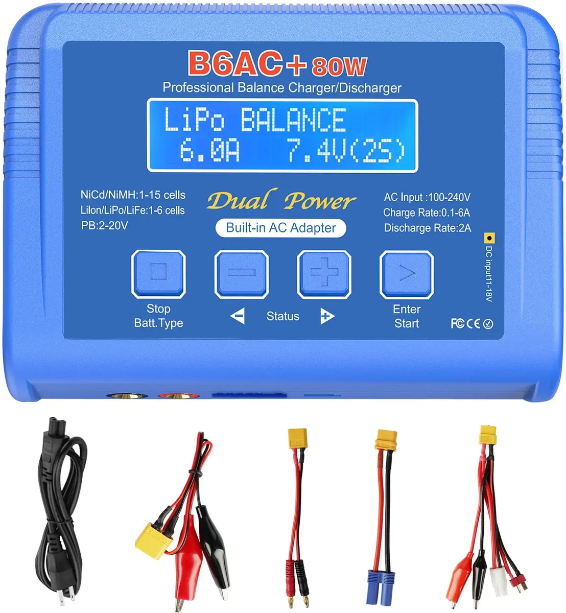 Eurokomp B6AC+ 80W Balancing Charger Photo 2