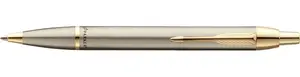 Parker I.M. Brushed Metal GT Ballpoint Pen, 0.7 mm, Black Ink