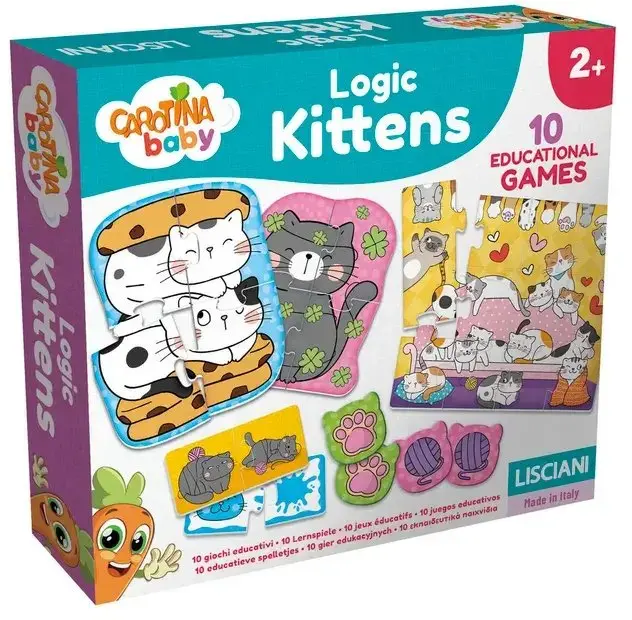 Lisciani Carotina Baby Logic Kittens izglītojoša