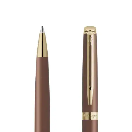 Шариковая ручка Waterman Hémisphère - красно-золотая Photo 2