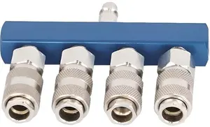 Scheppach 4-way pneumatic manifold