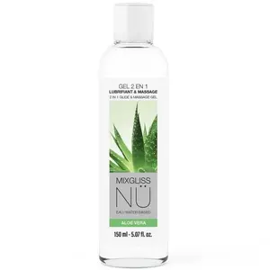 Гель-лубрикант и массажный гель MIXGLISS Nuru Aloe Vera 2 в 1 на водной основе 150 мл