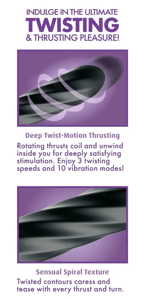 Anal Fantasy Elite Twist Ecstacy Anal Vibrator Photo 3