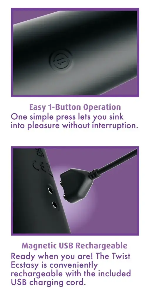 Anal Fantasy Elite Twist Ecstacy Anal Vibrator Photo 4
