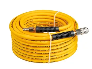 Гибридный шланг для воздушного компрессора DeWalt 20 м 20 бар с универсальными разъемами