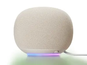 Google Home Speaker, Porcelain, Wi-Fi 6, Wired & Wireless