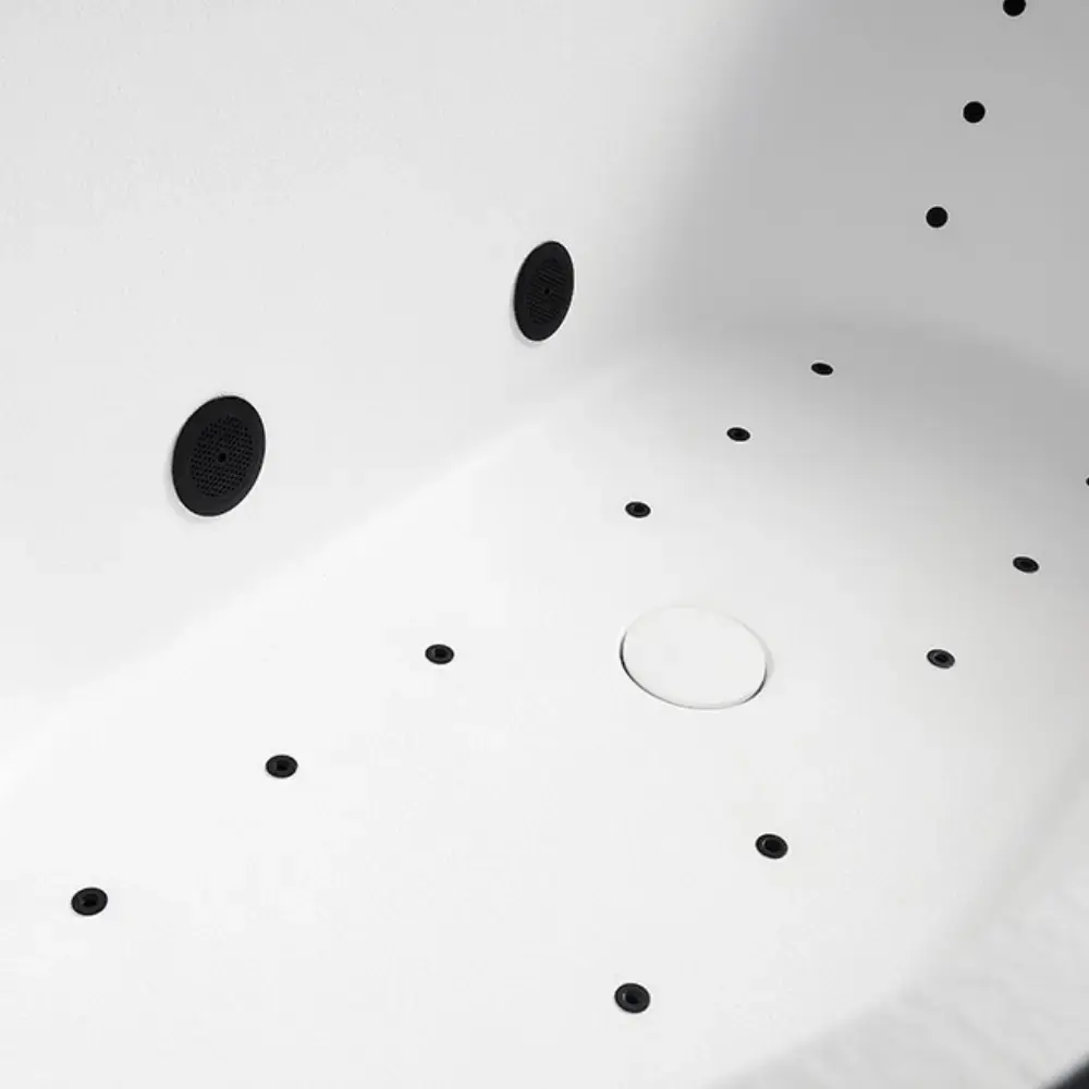 AMUE-A005W Freestanding Spa Bathtub with Hydromassage Photo 3