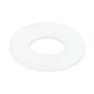 WASHER M 6 PLASTIC WHITE DIN125/15PCS