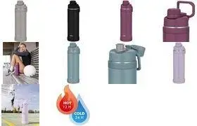 Термос THERMOS Ultralight Max, 1,0 л, турмалин, двустенная нержавеющая сталь
