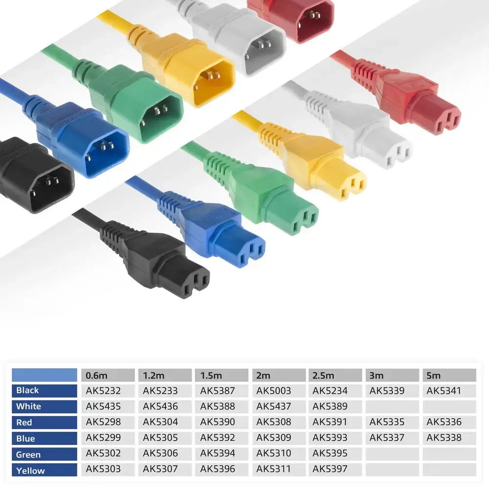 Кабель питания ACT IEC C14 - IEC C15 1.5 м Photo 4