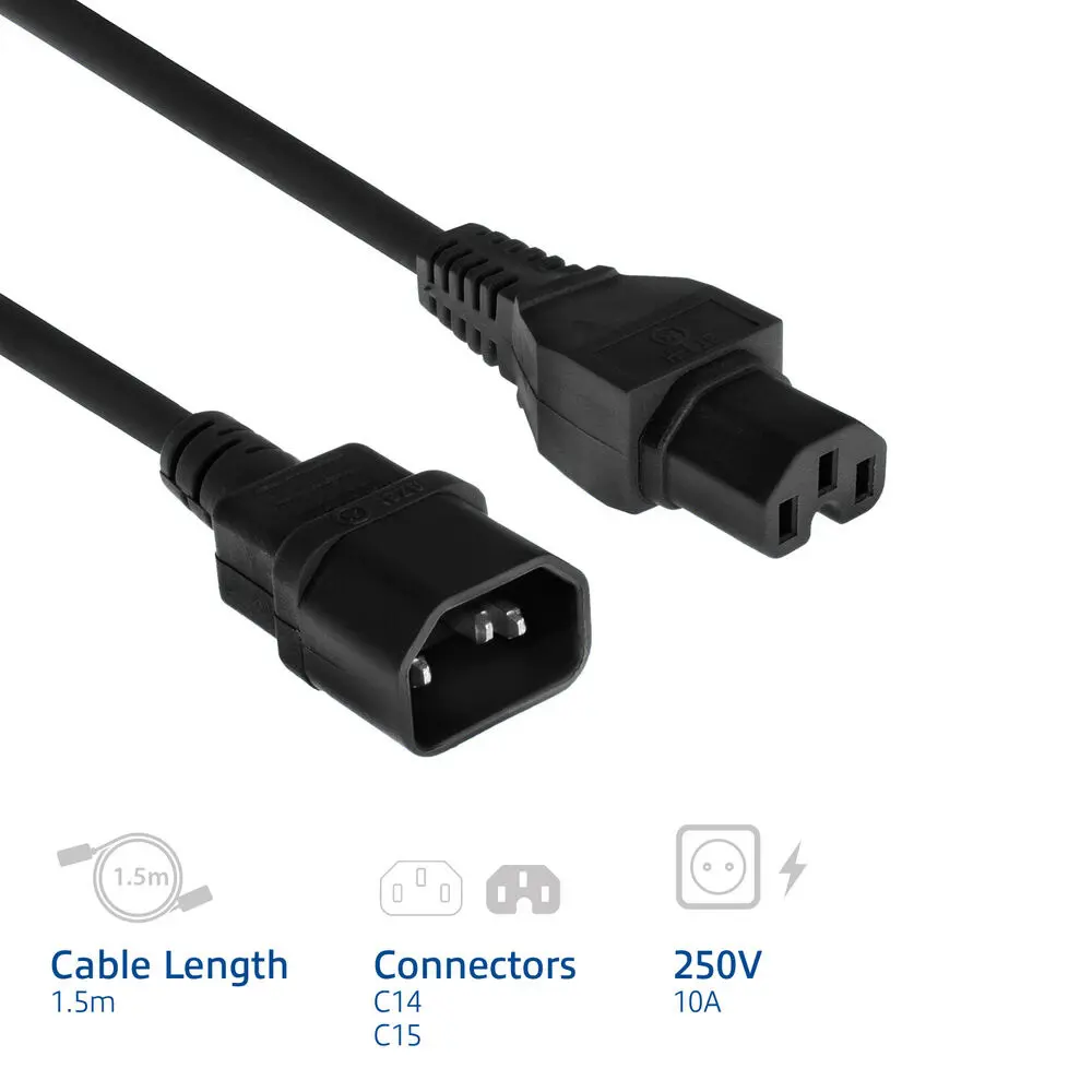 ACT Powercord C14 - C15 1.5 m Photo 5