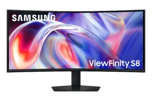 Изогнутый монитор Samsung S85TH 40 дюймов, WUHD 5120 x 2160, LCD, время отклика 4 мс, черный
