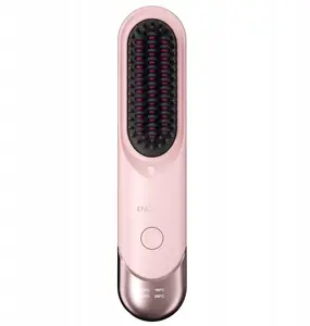 ENCHEN H100 Hair Straightening Brush - Pink